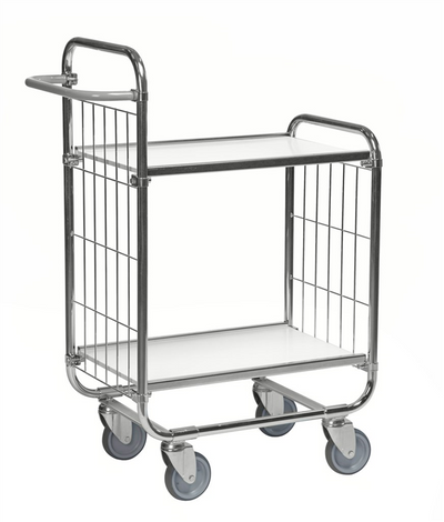 Series 8000 Shelving Trolley – Electrogalvanised Flex Cart – 250kg Capacity (945 × 470 × 1120 mm)