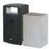 110 Litre External Hood Top Bin – Lockable MDPE Waste & Recycling Bin with Liner