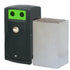 110 Litre External Bottle & Can Recycling Bin – Lockable MDPE Recycling Unit with Liner