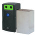 110 Litre External Bottle & Can Recycling Bin – Lockable MDPE Recycling Unit with Liner