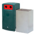 110 Litre External Bottle & Can Recycling Bin – Lockable MDPE Recycling Unit with Liner