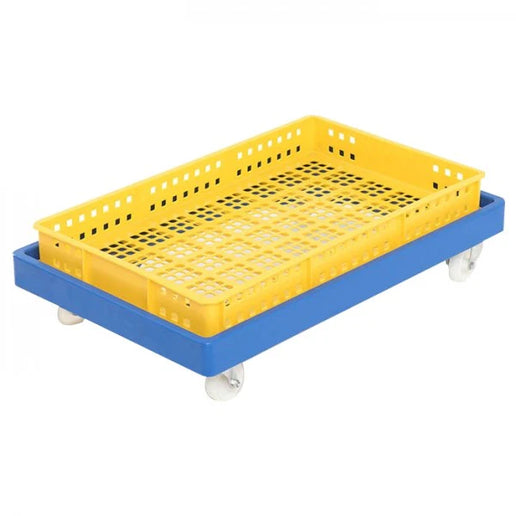Kompakte Stapel-Dolly für 20L, 30L & 50L Stapelboxen – Für Lebensmittel zugelassen