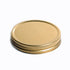 70mm R3 Gold Metal Screw Empty Jar Lids for 1lb Honey Jars (Pack of 72)