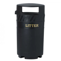 126 Litre External Hood Bin – Lockable MDPE Outdoor Waste Bin with Galvanised Liner