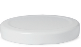 48 mm abdrehbare weiße Knopfkappen