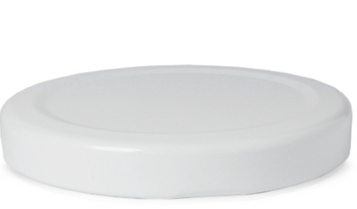 48MM Twist-Off White Button Caps