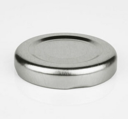 48 mm RTO-Twist-Off-Kappen, silberfarben