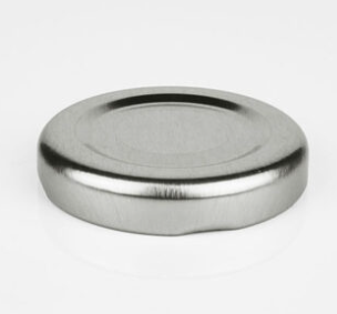 48 mm RTO-Twist-Off-Kappen, silberfarben