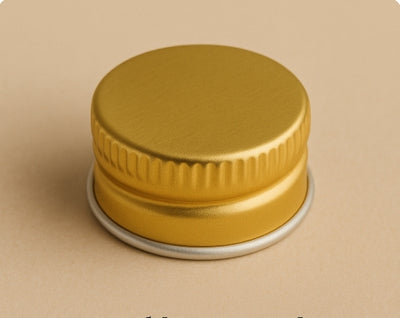 33R3 Goldlackierte Kappen mit PVDC-Liner – Premium-Versiegelungslösung