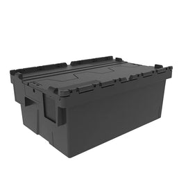 40 Litre Recycled Attached Lid Container (ALC) – Stack & Nest Storage Box