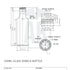 100ml Clear Glass Dorica Bottle 24mm Neck