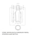 250ml Water/Juice/Lemonade Swing-Stopper Glass Bottle