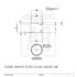 250ml White Flint Glass Squat Jar