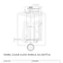 500ml Clear Glass Dorica Oil Bottle (Screw Neck)