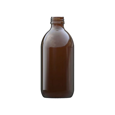 330ml Amber Alpha Glass Bottle – UV Protective Drinks Bottle