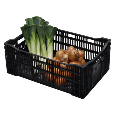 Plastic Agri Crate – 600x400x240mm – 46 Litres – Perforated Food-Grade