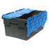 600 x 400 x 306mm Attached Lid Plastic Box (55L) – Heavy Duty PP Storage Container