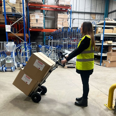 Aluminium Sack Truck with Folding Footplate 200kg Capacity