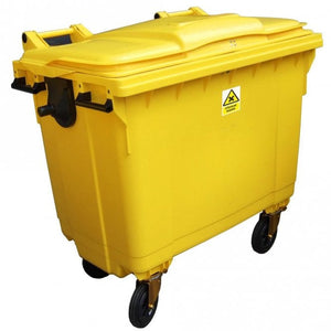 Clinical Waste 4 Wheeled Waste Bin, 660L, 770L & 1100L