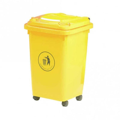 50 Litre Coloured Mini Wheelie Bin – Compact Wheeled Waste Bin