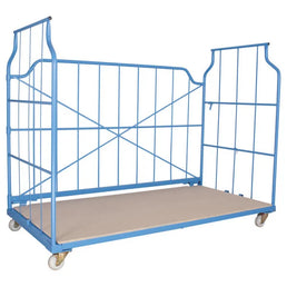 Möbel-Corlette-Wagen 2400 x 1150 x 1850 mm – 800 kg Tragkraft, nest- und stapelbarer Gitterrollbehälter