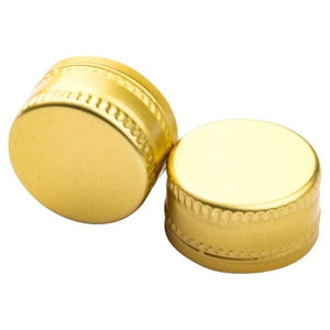 28×15mm Goldene Aluminium ROPP Kappe – Sicherheitsverschluss für Flaschen