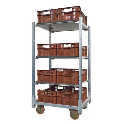 Regal für halben dänischen Containerwagen – 715 x 565 x 30 mm, wasserfestes Sperrholz