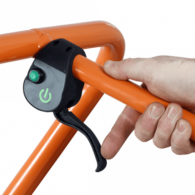 Electric Powered Steel Sack Truck with Forks - 300kg Capacity
