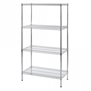 Anti-Bacterial Epoxy Coated Wire Shelving – 460mm Depth Shelf Unit