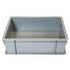 Euro-Stapelbox aus Kunststoff – 400 x 300 x 120 mm – 10 l Fassungsvermögen – Boden und Seiten geschlossen
