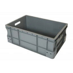 Euro Plastic Stacking Box – 600x400x230mm – 40L Capacity – Reinforced Base