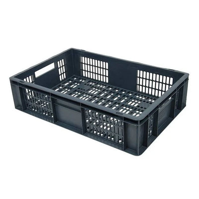 Euro Plastic Stacking Tray – 600x400x150mm – 27 Litres – Perforated