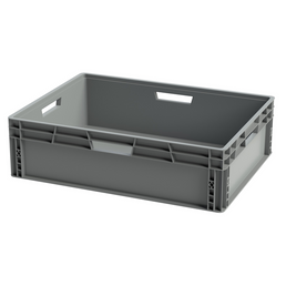 Euro Plastic Stacking Tray – 800x600x230mm – 92 Litres – 4 Handles