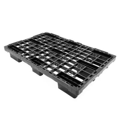 Kunststoff-Exportpalette – 1200 x 800 x 155 mm – offenes Deck, nestbar, 1500 kg statische Belastung