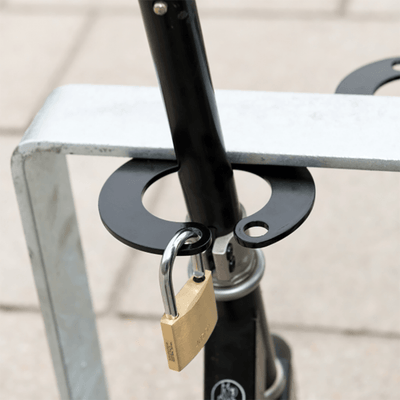Floor Mounted Scooter Rack for 5 Scooters