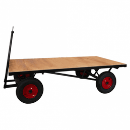 Heavy Duty Turntable Truck & Platform Trolley with Solid Rubber Wheels – 1500kg