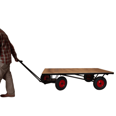 Heavy Duty Turntable Truck & Platform Trolley with Solid Rubber Wheels – 1500kg