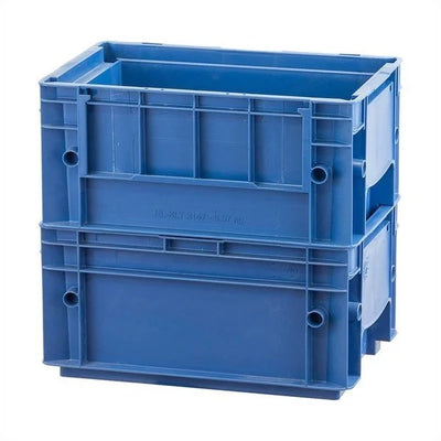 KLT Plastic Stacking Box – 297x198x147.5mm – 8.67 Litres – Reinforced Walls – Closed Base