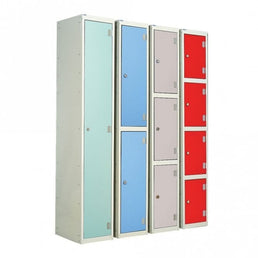 Laminate Door Steel Locker with Cam Key Lock – Changing Room Storage