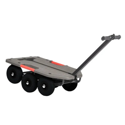 Super Hound Dolly – 985 x 640 mm – 6 Luftreifen, 250 kg Tragkraft, 3-Positionen-Griff