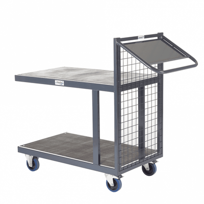Order Picking Trolley with Mesh Back 300kg