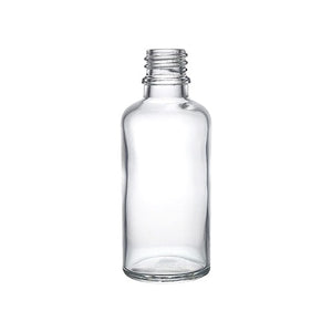 50 ml Klare Glas-Tropfflasche – White Flint-Flasche für Öle & Seren