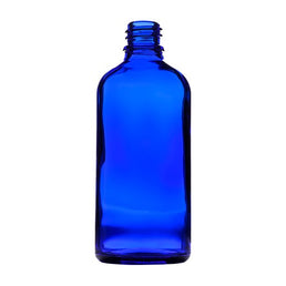 100ml Cobalt Blue Glass Dropper Bottle – UV-Protective Bottle for Oils & Serums