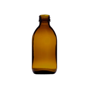 150ml Bernsteinfarbene medizinische Rundflasche – UV-schutzende Glasflasche