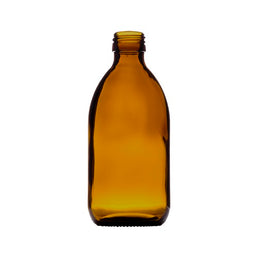 300ml Amber Medical Round Bottle – UV-Protective Glass Bottle for Pharmaceuticals & Cosmetics