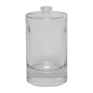 100 ml zylindrische klare Kosmetikflasche – weiße Flint-Glasflasche