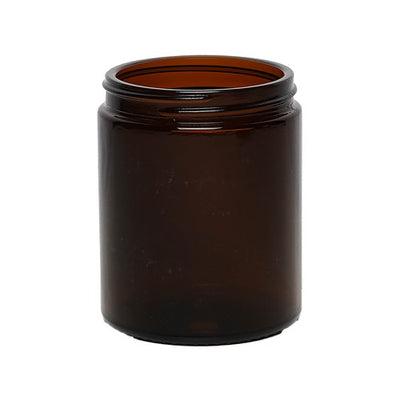 6 oz Bernsteinfarbenes Glasgefäß – 170 ml UV-schutzender Kosmetik- & pharmazeutischer Behälter