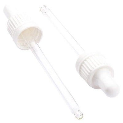 100ml White Tamper Evident Pipette – Dropper Assembly for Glass Bottles