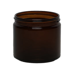 250 ml Bernsteinfarbene, glänzende Sprüh-Stumpfglasdose – UV-schutzender Kosmetik- & pharmazeutischer Behälter