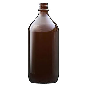 1000 ml Bernsteinfarbene Winchesterflasche – UV-schutzglasflasche für Pharmazeutika & Kosmetika